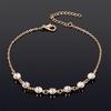 Beach Gold Silver Color Crystal Alloy Anklet Anklets Bracelets Female Hot Summer Foot Chain Jewelry