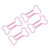 100Pcs Bone Shaped Paper Clips Pink Cute Paper Clips Small Paper Clips  Office