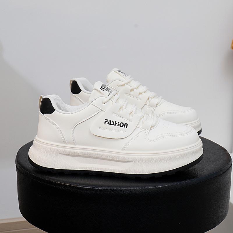 Повседневные женские кроссовки Dad на толстой платформе, кроссовки для бега из искусственной кожи, женские удобные дышащие нескользящие рабочие теннисные кроссовки со шнуровкой