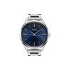 Seiko Мужская кварцевая серия повседневная деловая мода Кварц Стальной ремешок женские часы синий циферблат SWR033P1