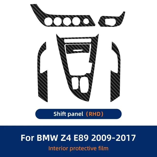 For BMW Z4 E89 2009-2017 Car Interior 5D Carbon Fiber Film PET Center Console Anti Scratch Resist Film Accessories Refit PPF