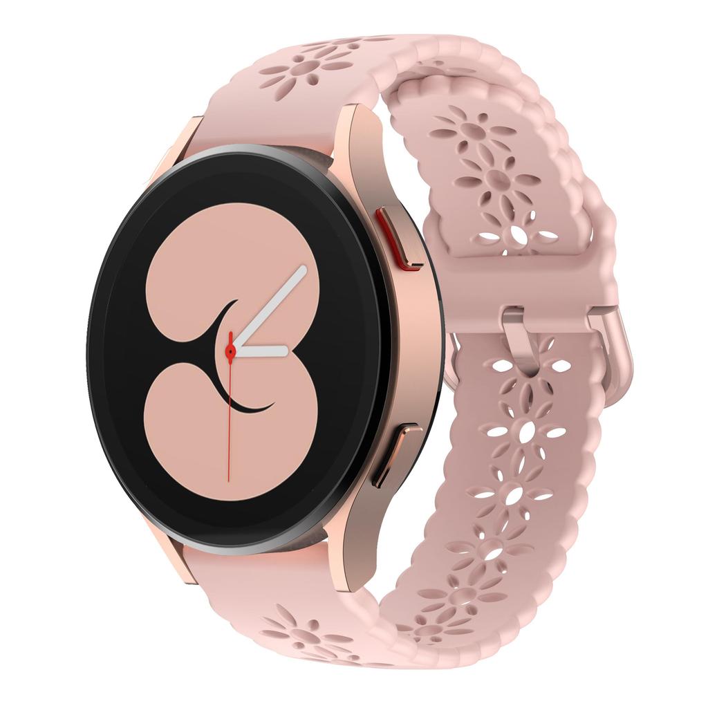 Кружевной силиконовый ремешок для Samsung Galaxy Watch Active 2/Galaxy Watch 4 44мм 40мм/Classic 42мм/46мм 20мм Ремешок для женщин и девушек