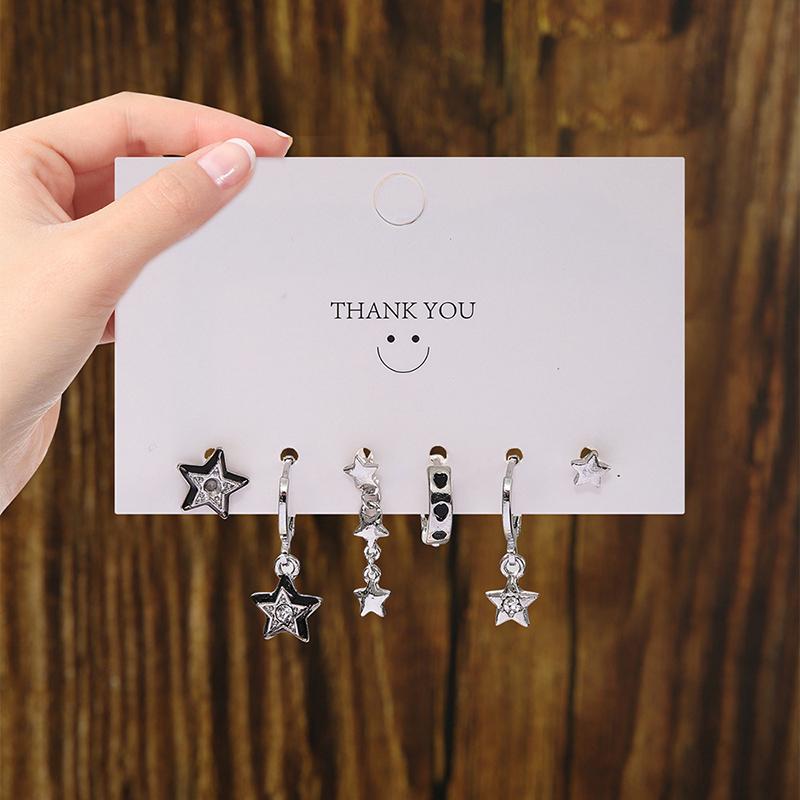 3 пары изысканных готических минималистичных висячих сережек для женщин и девочек, винтажные геометрические серьги-подвески, ювелирные аксессуары, подарки