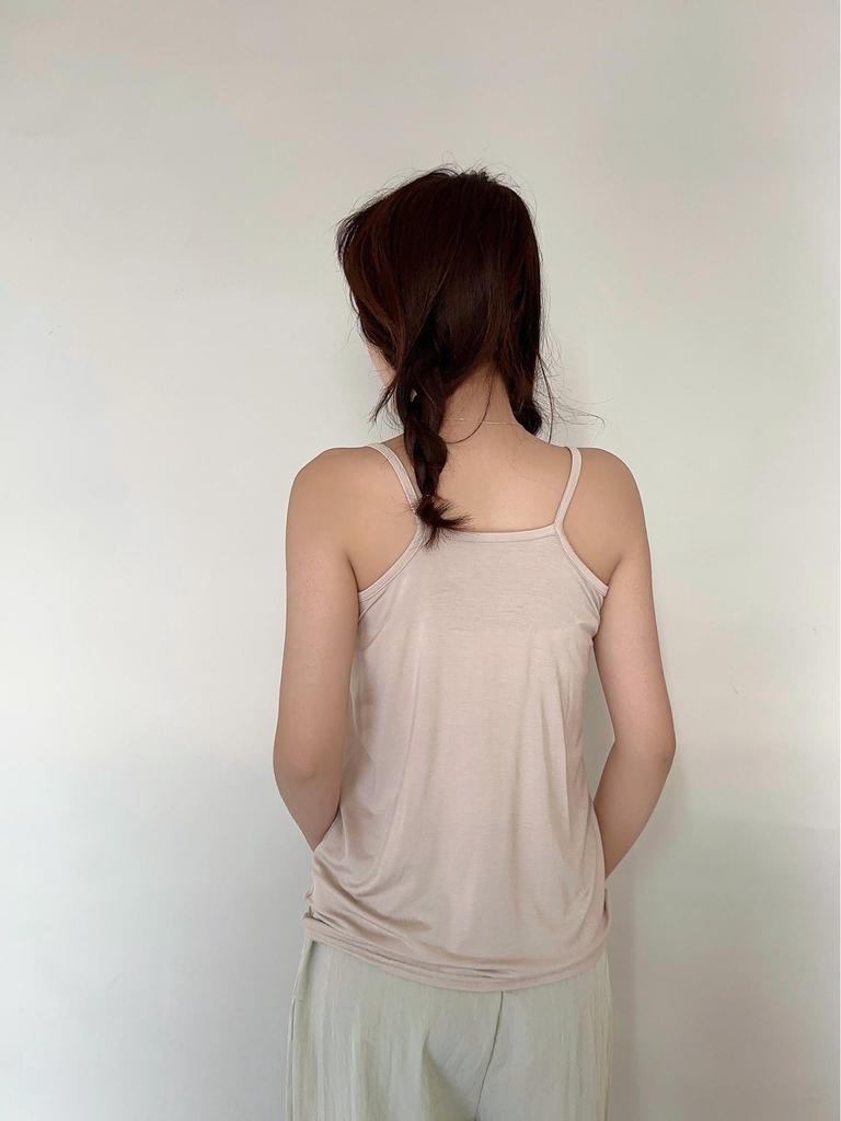 Модальная майка-корсет из ледяного шелка для женщин - Маленькая, Сексуальная, Майка с круглым вырезом, Нижнее белье