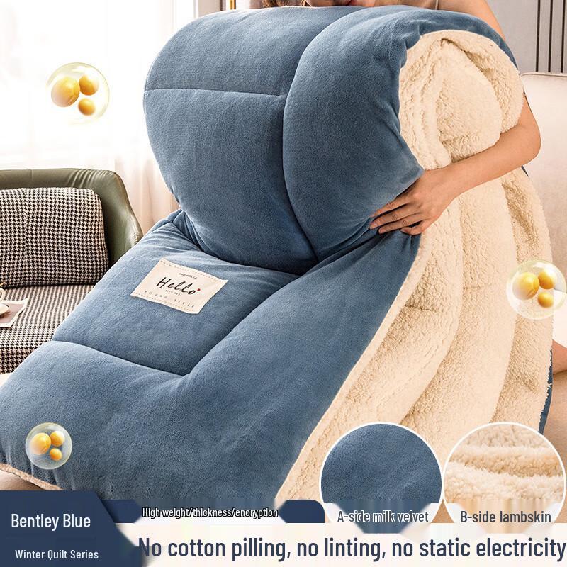 Mling Thickened Milk Velvet Winter Quilt