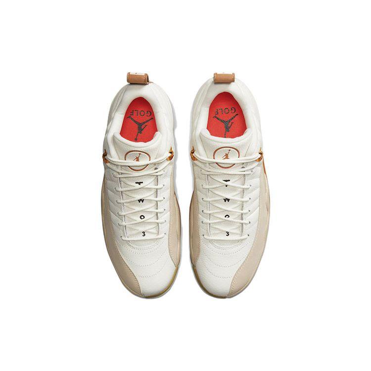 Мужские кроссовки Air Jordan 12 Low Golf Sail кремовые Dark-Driftwood Rattan DM9016-109