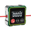 Fouytui Magnetic Digital Angle Finder, Level, Laser, Small Digital Level, Laser Level, Laser Measuring Instrument with LCD Display, Precision Measurem