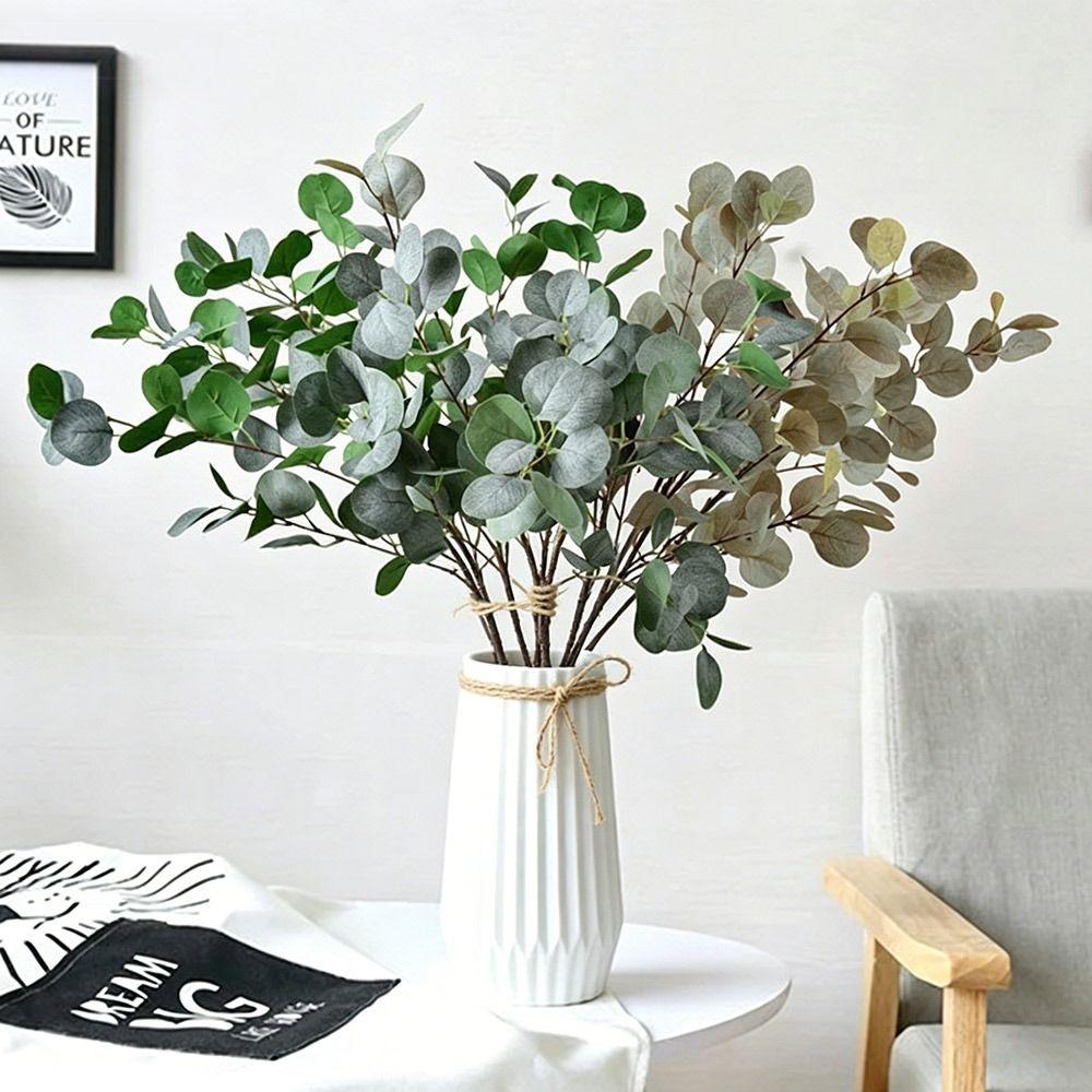 9 Branches Artificial Apple Leaves Multicolor Decorative Leaf Faux Plant Leaves Home Decoration