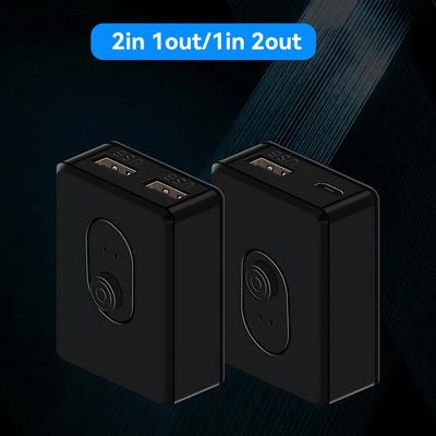 USB 3.0 KVM-переключатель 1x2/2x1 USB-хаб Двунаправленный USB2.0-переключатель USB3.0-удлинитель Общий контроллер для ПК Клавиатура Мышь Принтер