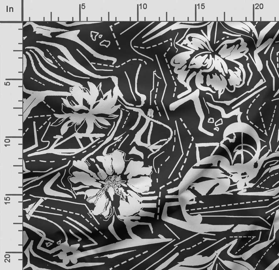 Soimoi Цветочный принт, хлопковый батист, ткань для квилтинга, продаваемая во дворе, хлопчатобумажная ткань средней плотности шириной 42 дюйма,