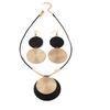 European and American Disc Necklace Women's High Sense Light Luxury Pendant Neck Chain Valentine's Day