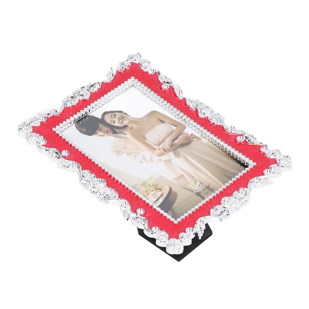 6in Desktop Photo Frame Plastic Family Photo Frame Modern Decorative Photo Frame For Bedroom