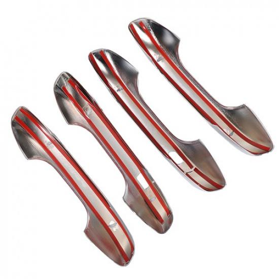 Хромированная накладка на ручку внешней двери из АБС-пластика для Kia Sorento MQ4 -