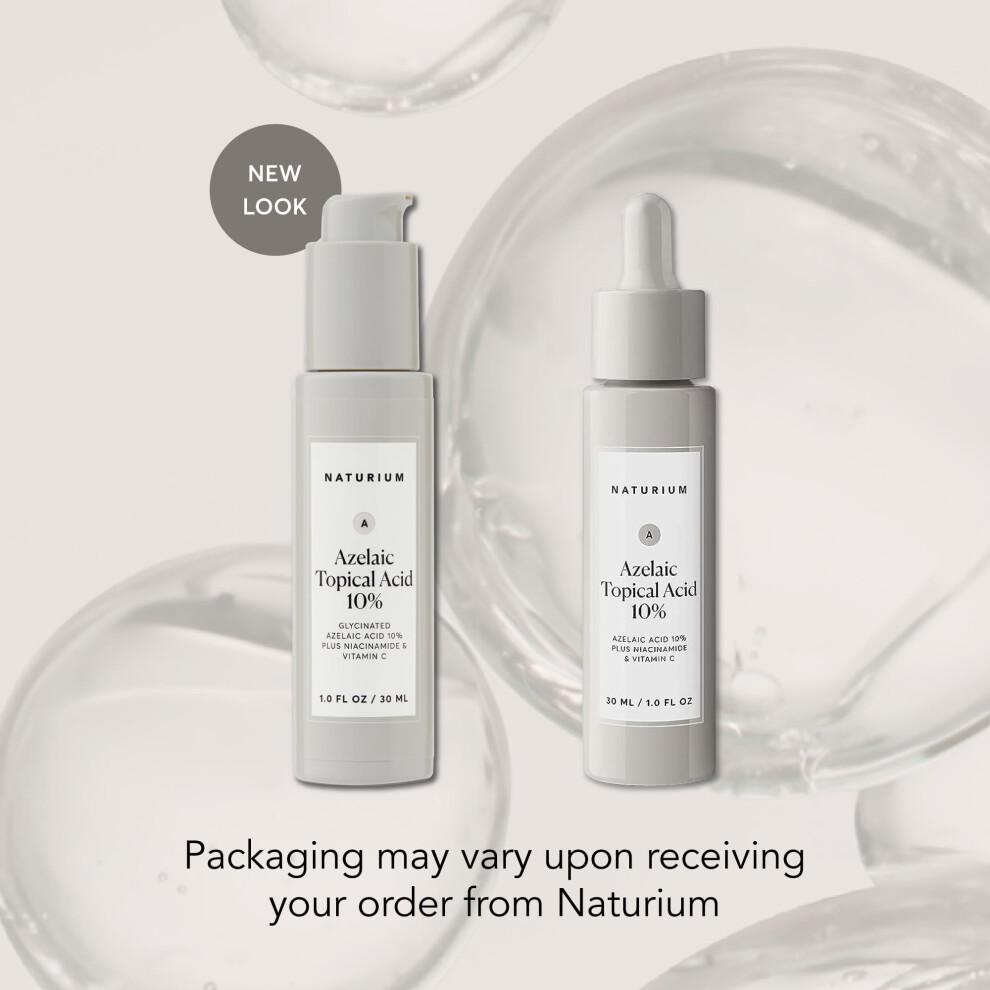Naturium Azelains   ure 10 % zur topischen Anwendung, Sch   nheitsbehandlung f   r Gesicht und Hautpflege mit Niacinamid und Vitamin C, 28 g