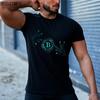 Летняя модная мужская повседневная футболка с 3D-печатью, футболка со смайликом, мужская с короткими рукавами и круглым вырезом, 3D-печать