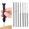 HSS Micro Twist Drill Bit 2.35 Shank Engraving Drill Bits Multifunctional Drilling Tool Amber