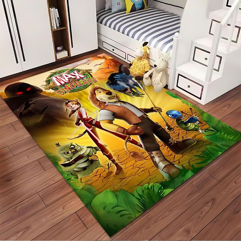 Max Dinoterra Adventure Carpet suitable as a non-slip mat for the living room or bedroom sofa