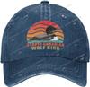 Stupid Canadian Wolf Bird Cap for Women Funny Loon Humor Mens Hats
