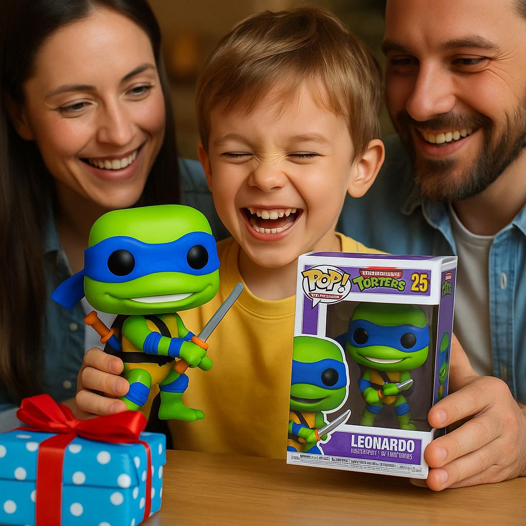 Фигурка Funko Pop Фанко Поп Черепашки-ниндзя TMNT Леонардо Leonardo Ninja Turtles 10см №1391
