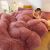 Thick Mink Fur Lamb Fur Warm Winter Comforter Soft Double-sided Velvet Quilted Cotton Quilt Lightweight Fluffy and Elastic Duvet