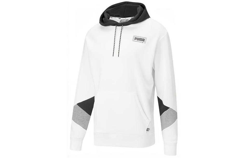 PUMA Rebel Sweatshirts Men's White Hooded Moderate Regular 588868-02