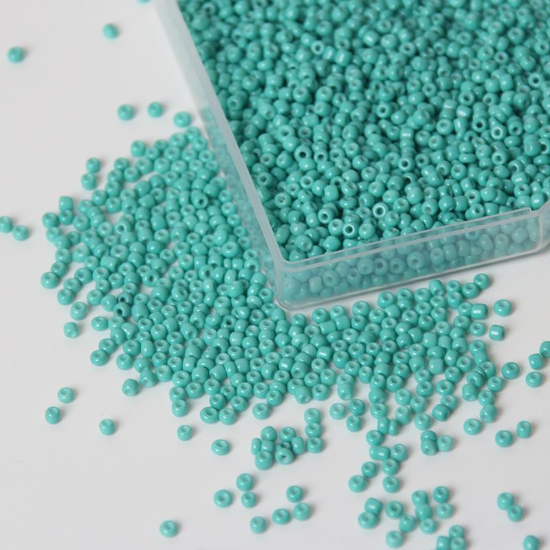 Прочные стеклянные бусины 2 мм различных однотонных цветов для изготовления украшений своими руками
