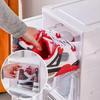3 or 6 Tier Transparent Shoe Organizer Foldable Stackable Dustproof Sneaker Display Rack Home Space-Saving Storage Cabinet Rack