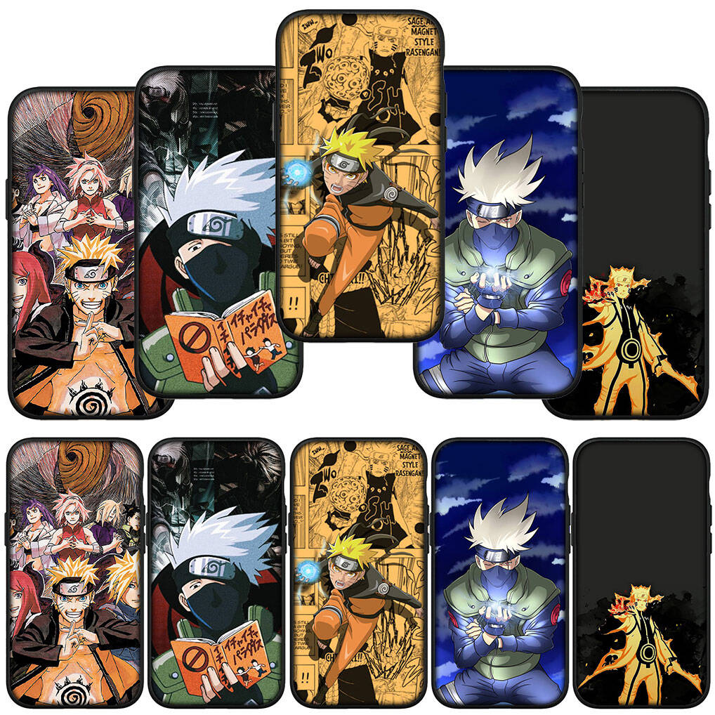 Для Samsung Galaxy S25 S24 S23 iPhone 17 16 15 Xiaomi Redmi Note 14 13 12 11 Plus Pro Max XR A37 A57 Чехол для телефона Наруто Аниме Какаши OPPO Huawei Обложка