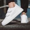 2025 Дышащие Удобные Легкие Кроссовки на липучке Белые Ультралегкие Чисто Белые Повседневные Туфли для Мужчин Большой Размер 48 Кроссовки