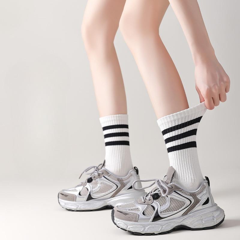 Носки с пятью пальцами, Носки для йоги, Профессиональные женские носки для пилатеса с противоскользящим эффектом, Противоскользящие носки, Носки для йоги, Осень и зима до середины икры
