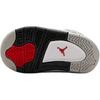 Air Jordan 4 Retro OG TD White Cement 2025 Baby Sneakers Summit-White Fire-Red Tech-Grey IB4387-100