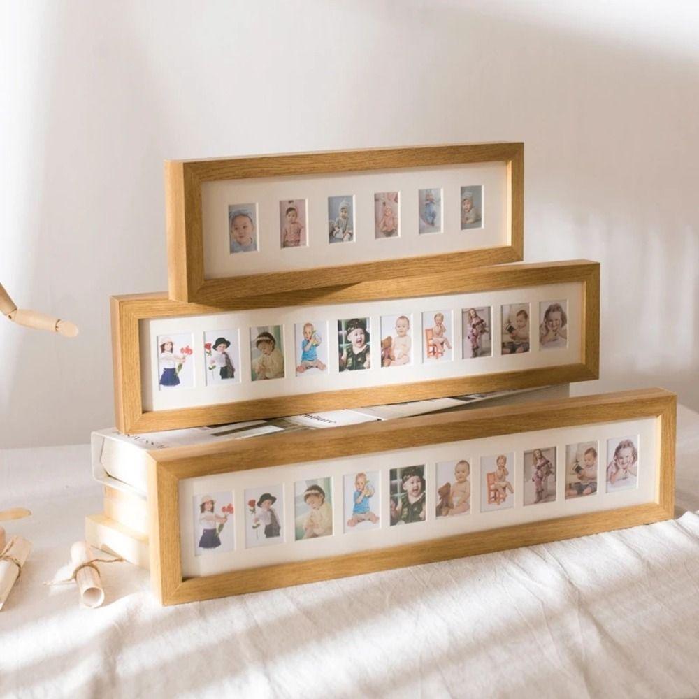 2 Inch 6 /10 Holes Picture Frames Mini Memorial Photo Frame Pictures Display
