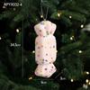 Creative Ice Cream Christmas Tree Ornament Cute Dessert Pendant Holiday Party Decoration Prop