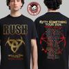 Rush Fifty Something Tour 2026 Мерч Логотип сцены Rush Футболка тура