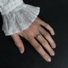 Серебряное кольцо с фианитами, вес изделия 1,13 гр (2209478)