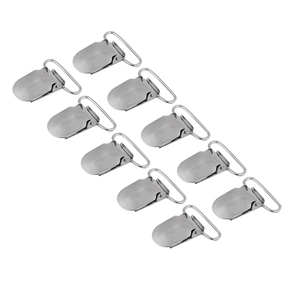 Серебряные металлические подтяжки, зажимы для соски, держатель, аксессуары для ремонта (25мм)