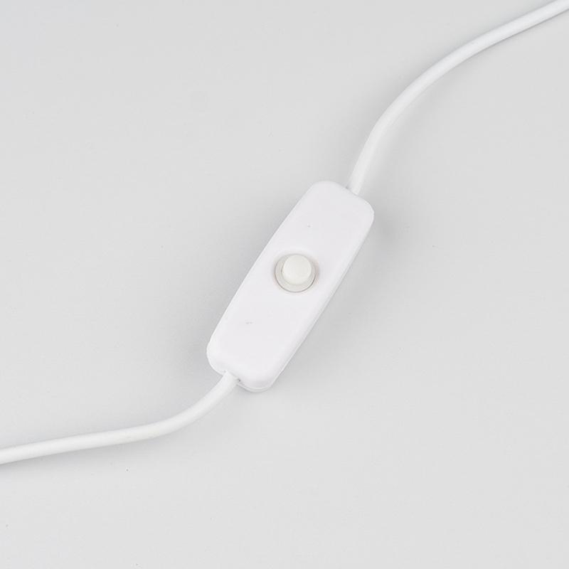 5 В переключатель питания провод 1M/1.5M Usb мужской к 2 жильный соединительный кабель 501 кнопка вкл. выкл. 2A для светодиодной ленты лампочка свет