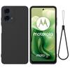 Для Motorola Moto G24 Power Чехол для мобильного телефона из жидкого силикона Мягкая подкладка Защита от царапин Задняя крышка
