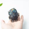Фигурка совы из эпоксидной смолы с кристаллами для декора дома и офиса, подарок для друзей и семьи