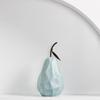 Ceramic Pear Statue Simple Miniatures Figurine Sculpture Crafts Fruit Ornament  Prop