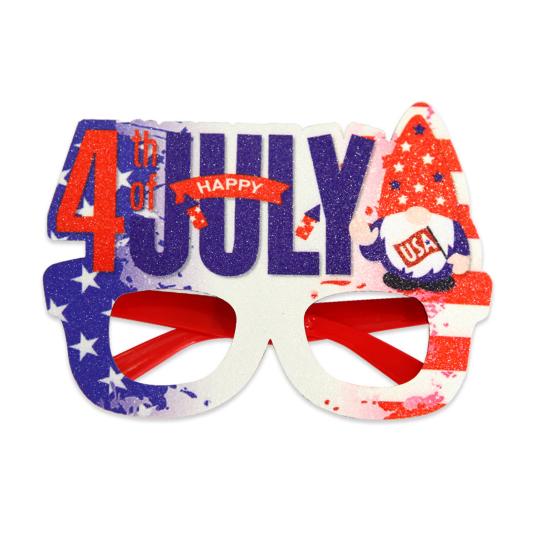 1/12 шт. Очки с американским флагом, патриотическая вечеринка в честь Дня памяти, звездно-полосатые очки для празднования Дня ветеранов США 4 июля