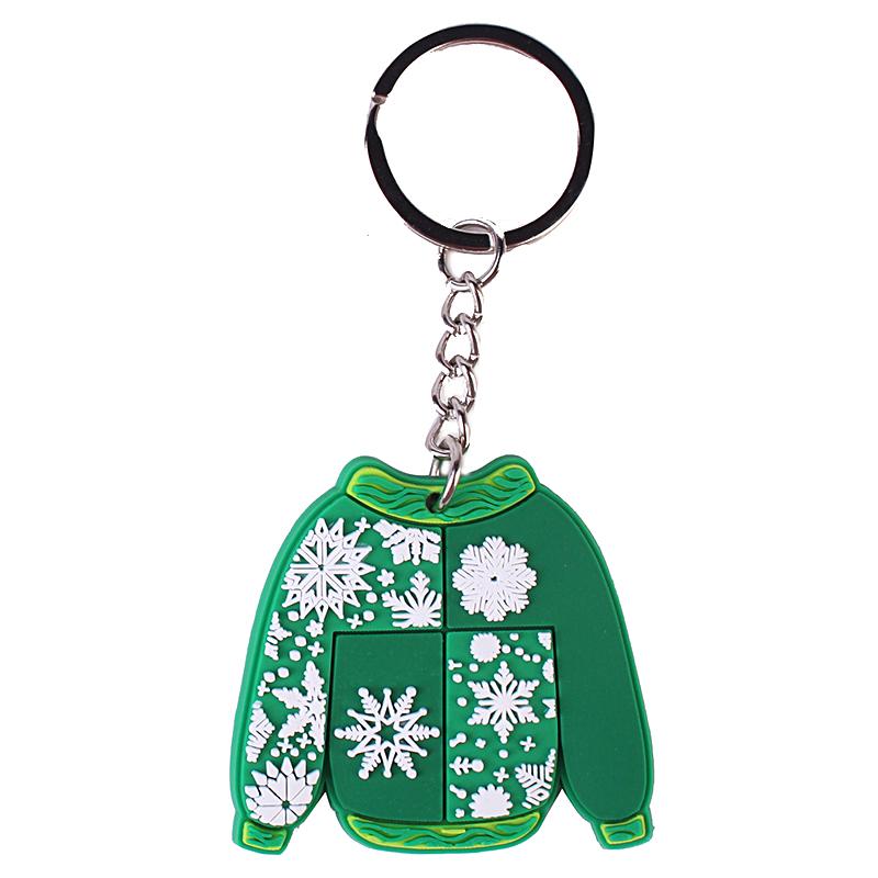 1 шт. аксессуары брелок мультфильм сумка кулон свитер снежинка рождественская серия красочные подарки лось