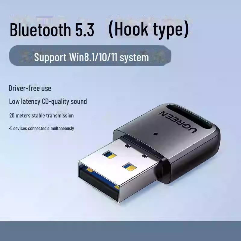 USB-адаптер Greenlink Bluetooth 5.0 для настольных компьютеров и ноутбуков (Виндовс 7/10)
