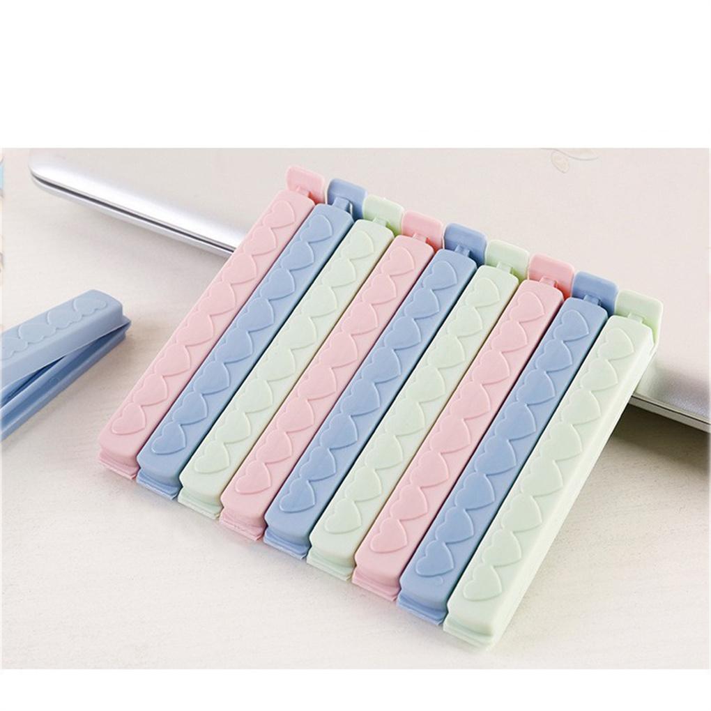 Упаковка из 5 штук, зажимы для закусок, запечатывающие защелки, полипропиленовый пластик, влагостойкий уплотнитель, зажимы для десертных пакетов для хлопьев и орехов, аксессуары