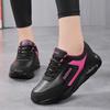 Модные легкие кроссовки для женщин, тренды кроссовок 2024 года, кроссовки Air, модные черные спортивные повседневные из искусственной кожи, нескользящие