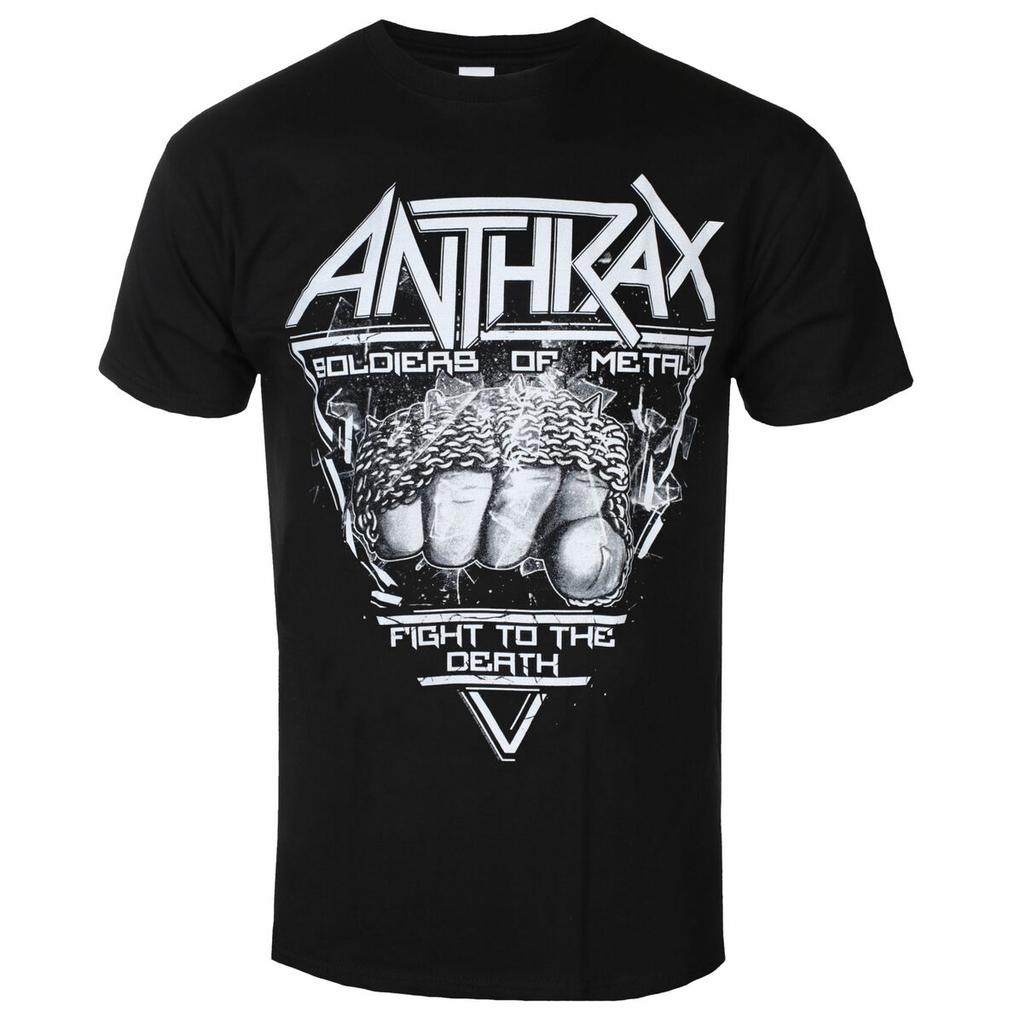 2026 Anthrax Band Graphic Cotton Tshirt Unisex Summer Short Sleeve Fashion Brand Tee Luxury Casual Vintage Retro Top