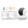 5in Baby Monitor 720P HD Color Video 2 Way Intercom Night Viewing Temp Detector 100?240VUS Plug