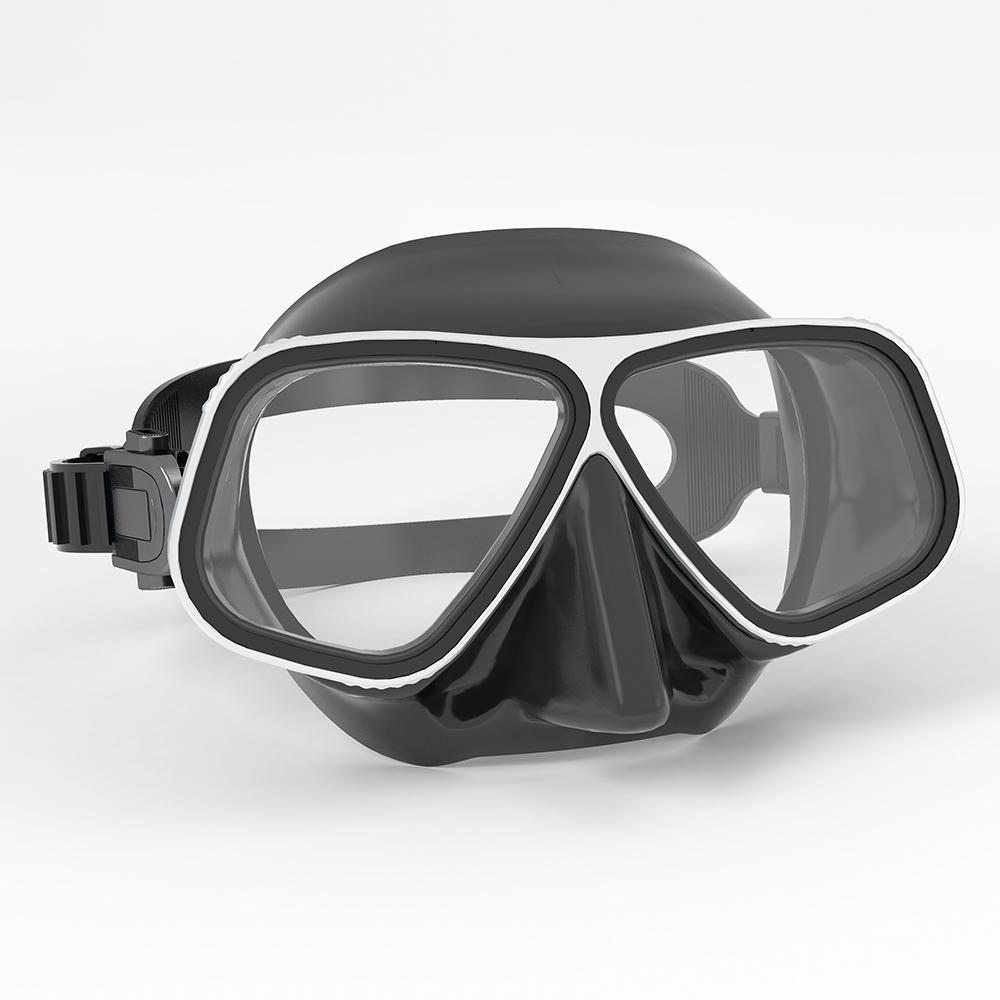 DIDEEP Liquid Silicone and Tempered Glass Lens Diving Goggles Fit Different Face Shapes.