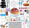 527 Piece Cake Decorating Supplies Set Turntable Baking Tool Set Cupcake Kitchen