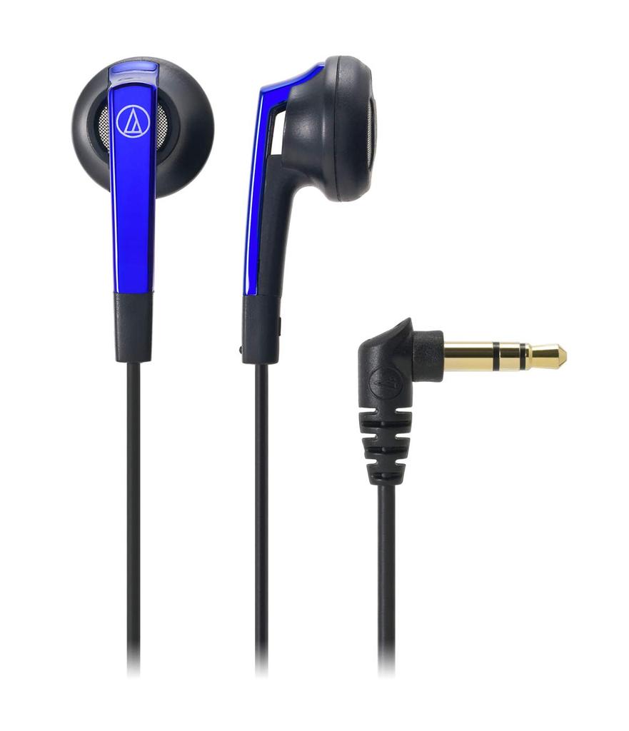 Наушники Audio Technica BL проводные, внутриушные, синие ATH-C505